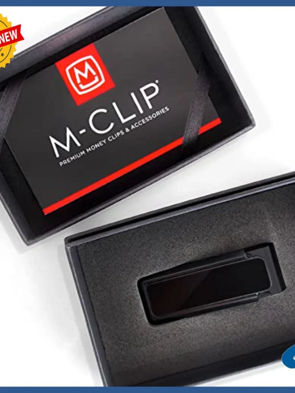 Slim Aluminum Money Clip with Credit Card Holder - Minimalist Wallet Alternative